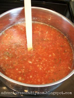 Home Canned Pizza Sauce - Adventures of a DIY Mom