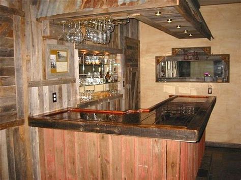 Rustic Style Home Bars | Easy Home Bar Plans