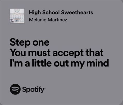 melanie martinez high school sweethearts lyrics in 2023 | Pretty lyrics, Just lyrics, Song quotes