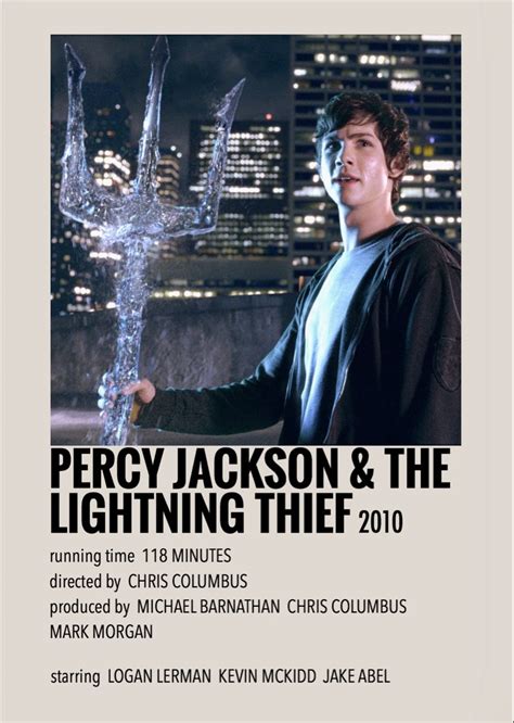 Percy Jackson & the Lightning Thief - A Minimalist Masterpiece