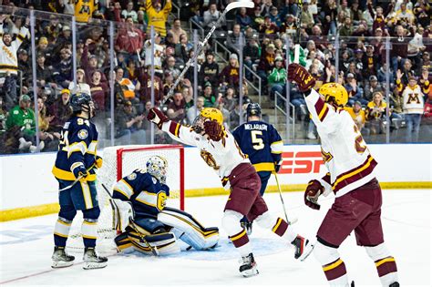 Minnesota Hockey: Gophers score six third-period goals in 9-2 win over ...