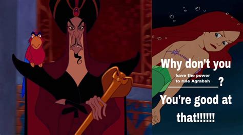 Ariel Stands Up To Jafar by MaxGoudiss on DeviantArt