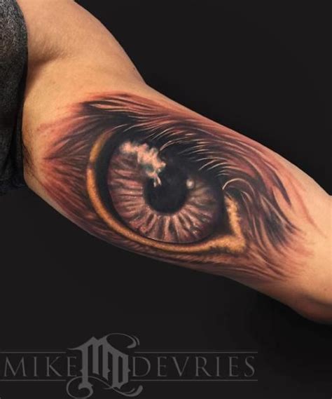 Eagle Eye Tattoo by Mike DeVries | Тату, Эскиз