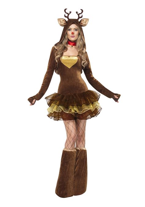 Women's Reindeer Costume Dress