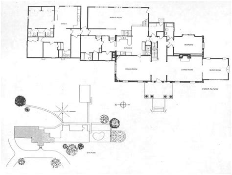 Taking Care of Business - Elvis Blog: Graceland Floor Plan / Blue Print