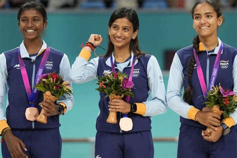 Karthika Jagadeeswaran | Asian Games: Indian men's, women's teams bag bronze in roller skating ...