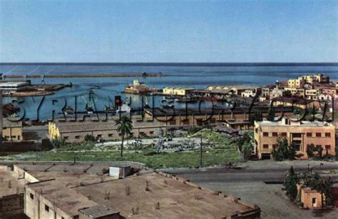 Syrian History - The port city of Latakia in 1970