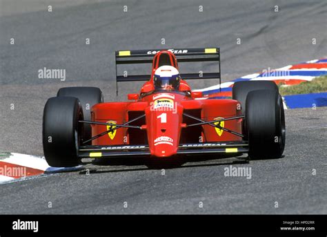 1990 Alain Prost French Ferrari 641 Hockenheim German GP 4th Stock Photo - Alamy