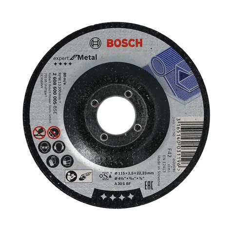 Bosch Metal Cutting Disc Black and White 115mm | BOSCH | All Brands | SACO Store