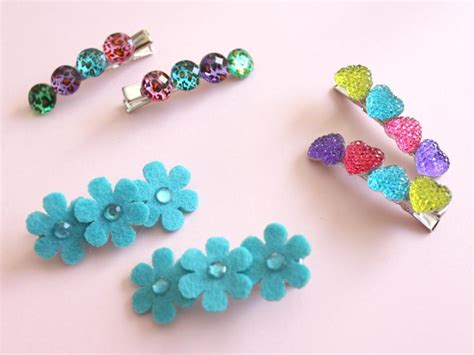 ADORABLE DIY HAIR CLIPS FOR LITTLE GIRLS in 2021 | Diy hair accessories ...