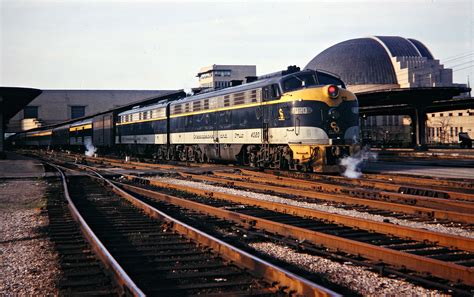 C&O, Cincinnati, Ohio, 1968 Chesapeake and Ohio Railway passenger train ...