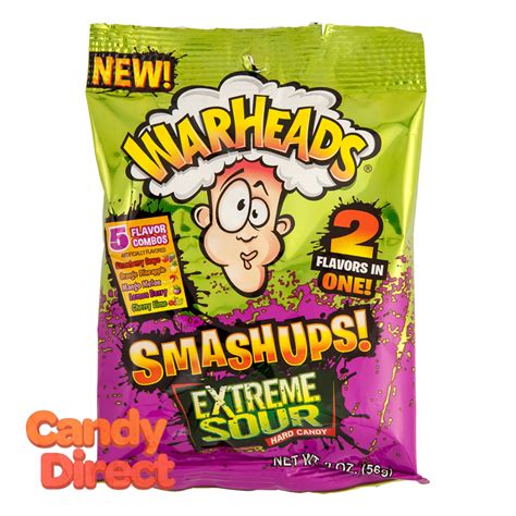 Warheads Smashups Candy 2oz Bag - 12ct – CandyDirect.com