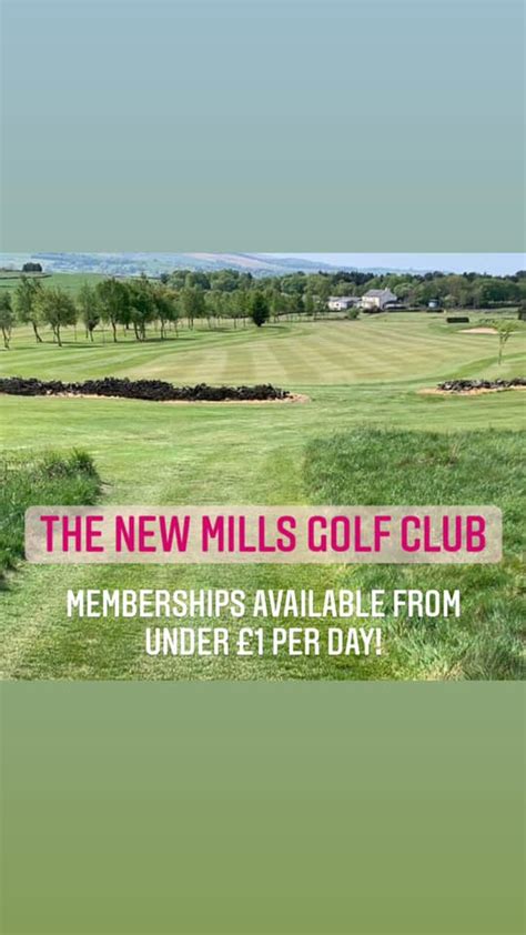 Membership Offers - New Mills Golf Club