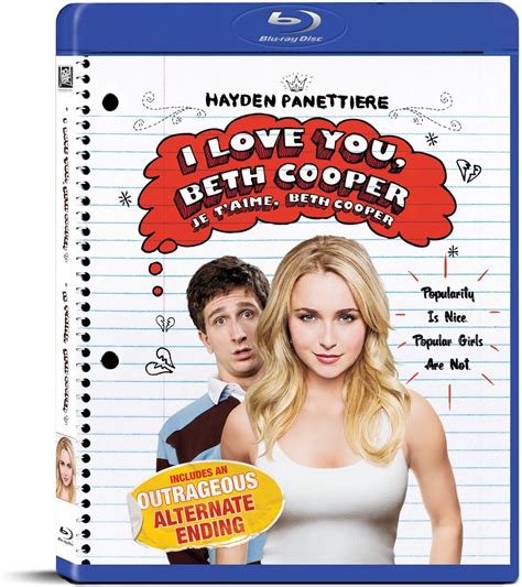 I Love You, Beth Cooper [Blu-ray] (Bilingual): Amazon.ca: Movies & TV Shows