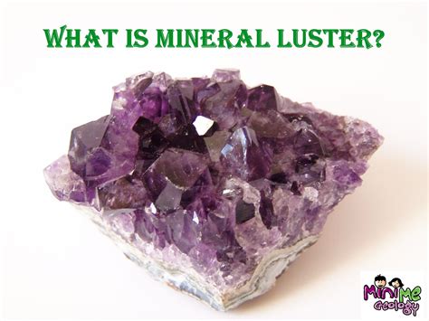 What is Mineral Luster? | Amethyst cluster, Amethyst, What are minerals