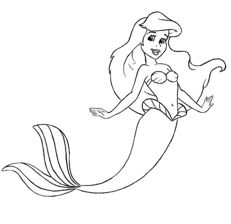 Ariel The Little Mermaid Photo Drawing - Drawing Skill