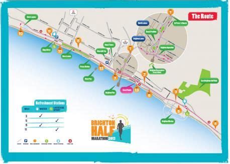 the route map for brighton half marathon