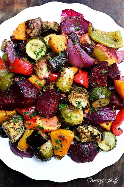 20 Healthy Roasted Vegetables to Meal Prep - An Unblurred Lady