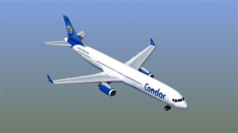 B757 300 Airliner 3D model MAX OBJ 3DS FBX LWO MA