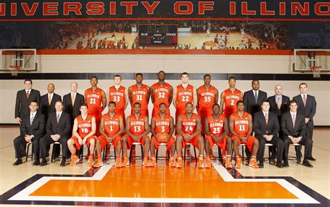 Fighting Illini Basketball: Illini Basketball Team Photo 2013-14 - IllinoisLoyalty.com