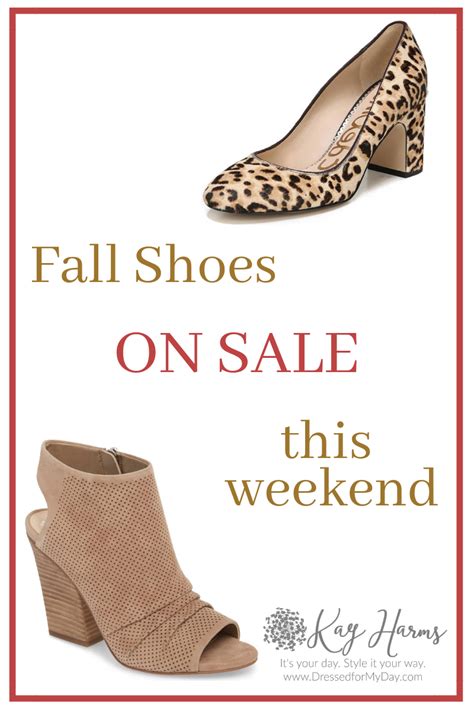 Fall Shoes on Sale this Weekend - Dressed for My Day