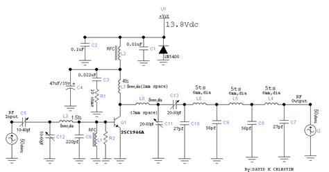 30Watt VHF Amplifier Circuit for FM Broadcast Band