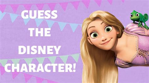 HOW MANY DISNEY CHARACTERS DO YOU KNOW? Guess The Disney Character! - YouTube