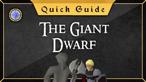 [Updated] The giant dwarf quest guide - YouTube