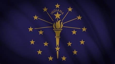 Indiana State Flag 1622344 Stock Video at Vecteezy