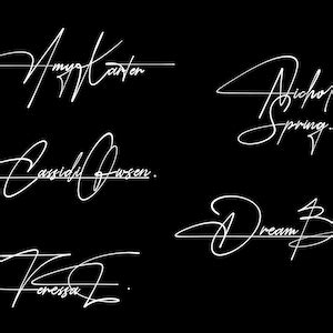 Name Signature Design. Diy Logo Design. Handwritten Signature Logo. Digital Signature. - Etsy