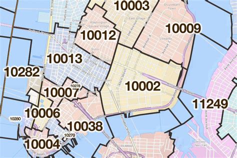 New York City Zip Code Map - Map Of The World With The Countries