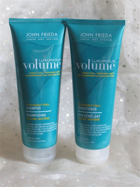 John Frieda Luxurious Volume Shampoo, Conditioner and Blow-out Spray - Katherine McLee