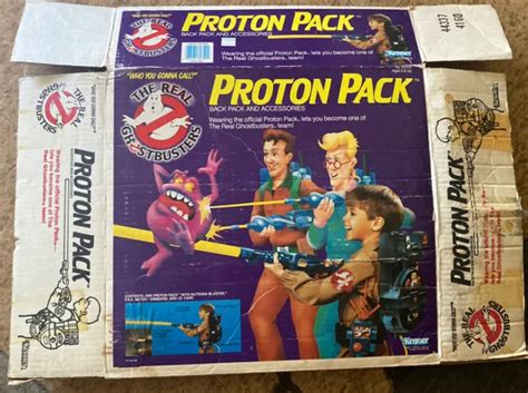 KENNER REAL GHOSTBUSTERS Proton Pack Vintage Empty Box Only Rare 80s ...