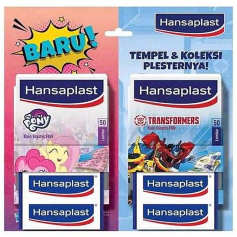 Jual Hansaplast Plester Luka Anak Motif Karakter Little Pony Transformer Varian Kartun Animasi ...