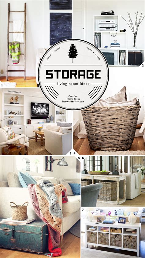 Creative Living Room Storage Ideas | Home Tree Atlas