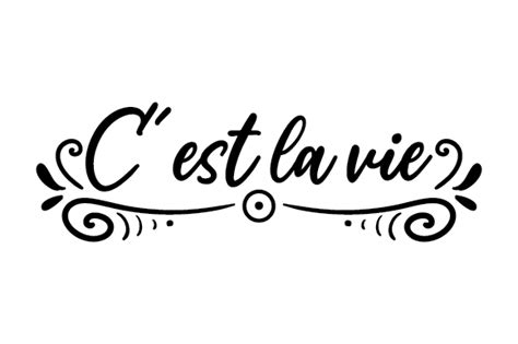 C'est La Vie SVG Cut file by Creative Fabrica Crafts · Creative Fabrica