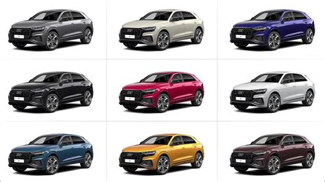 New AUDI Q8 Colours - Detailed Comparison - YouTube