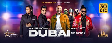 Arash, Kamran and hooman, Sasy and Xband New Year's Eve concert in Dubai Tickets, December 30 ...