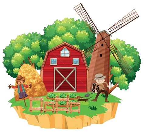 Farm Scene With Farmer Planting Vegetables Vegetables Man Clip Art Vector, Vegetables, Man, Clip ...