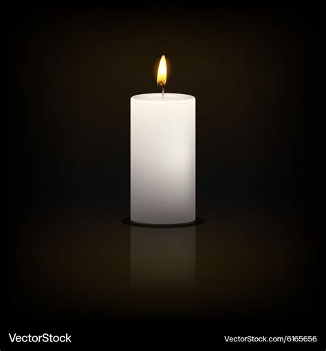 Candle Royalty Free Vector Image - VectorStock