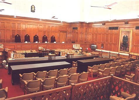 Lack of maintenance of Indian courts and courtrooms