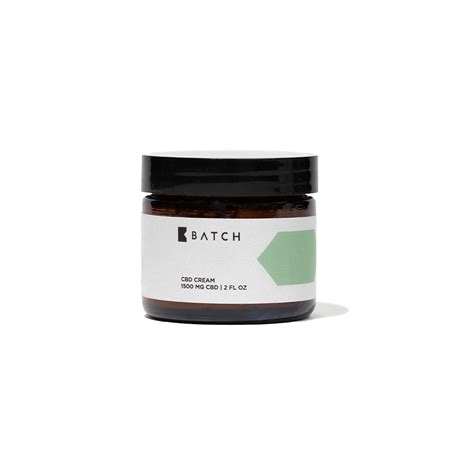 CBD Cream | Full-Spectrum | Organic Hemp | High Potency – BATCH