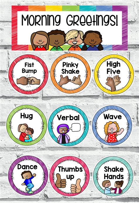 Class Greetings | Morning Greetings | Classroom welcome, Preschool ...