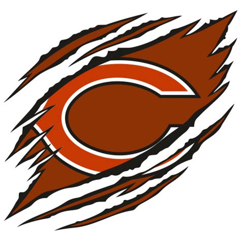 Ripped Chicago Bears Logo Svg | Chicago Bears Logo Svg | Ripped Chicago ...