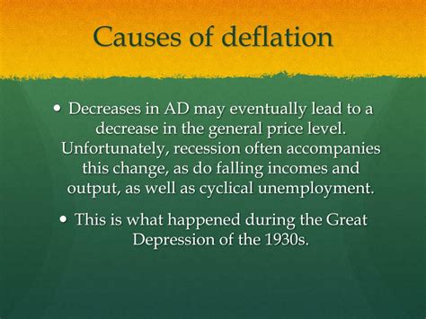 presentation on deflation