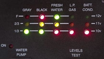 RV holding tank level sensors not working?