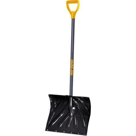 Shop True Temper 18-in Poly Snow Shovel with 36-in Steel Handle at Lowes.com