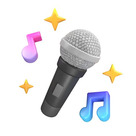 Karaoke 3D illustration 22310938 PNG