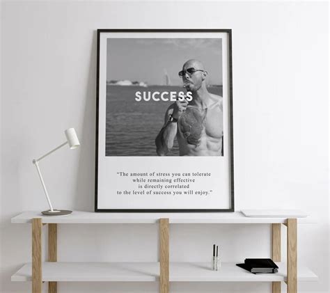 Andrew Tate Motivational Poster - Success