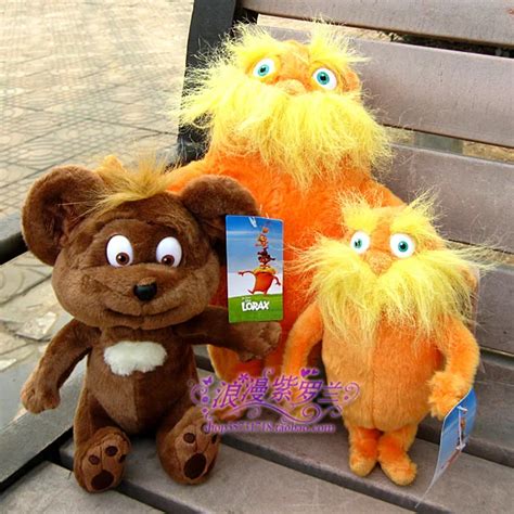 Free shipping Dr. Seuss The Lorax Bar ba loots Pipsqueak plush toys ...